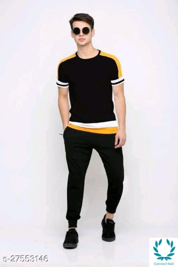 Tazo Cotton T-Shirts For Men  - M, Cotton Blend, Multipack :2